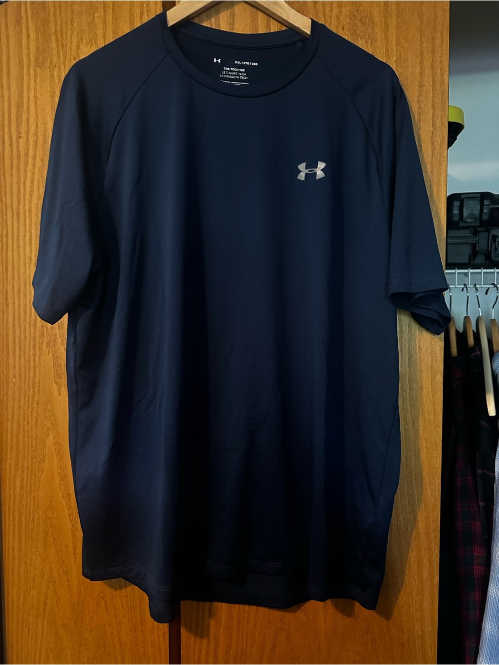 Under Armour Navy Short Sleeve HeatGear Performance Tee
